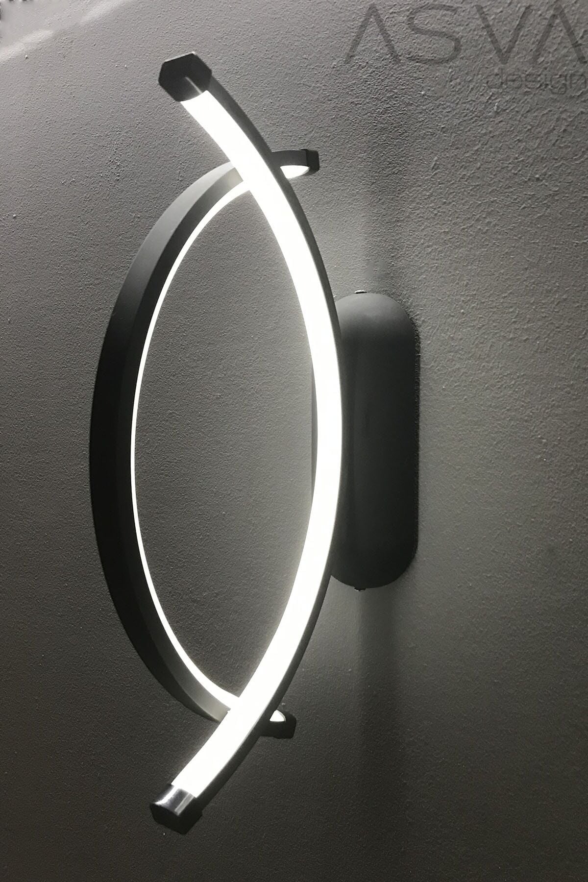 Elena Modern Led Duvar Aplik Siyah