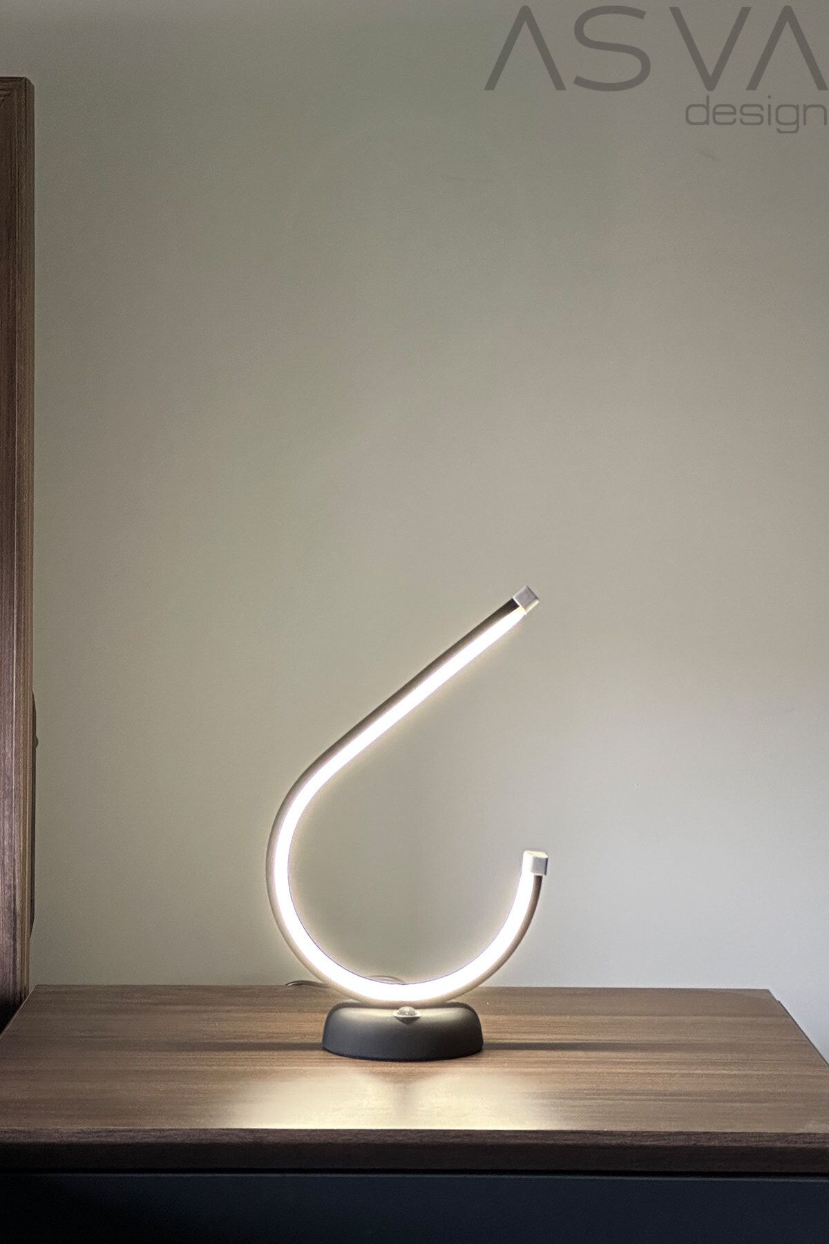 Dekoratif Masa Lambası Led Abajur Günışığı BEYAZ